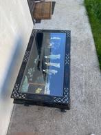 Table basse - Bois, Verre - Asie - Table basse style chinois, Antiek en Kunst
