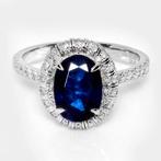 Zonder Minimumprijs - Ring - 18 karaat Witgoud, IGI 2,85 ct, Handtassen en Accessoires, Ringen, Nieuw
