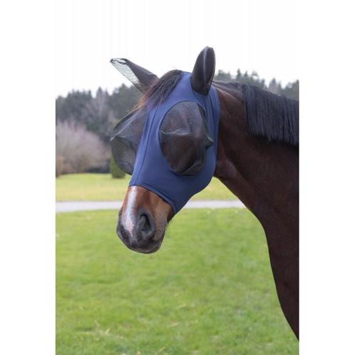 Masque anti-mouche finostretch bleu, poney - kerbl, Dieren en Toebehoren, Overige Dieren-accessoires