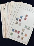 Wereld  - Uitzoeker / Collecties op Oude Albumbladen Daarbij, Postzegels en Munten, Gestempeld