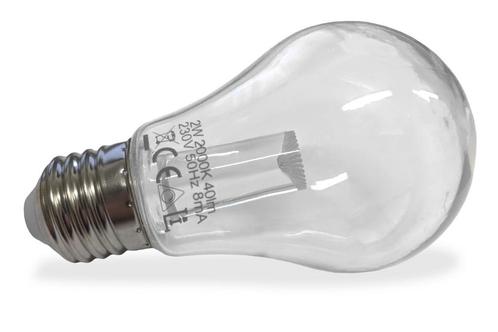 Led lamp Warm Wit | Peertje | 2 watt | Heldere kap | Met, Maison & Meubles, Lampes | Autre, Envoi