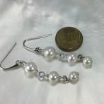 Boucles doreilles Argent Perle - Perles Akoya de 8 à 6,5 mm, Nieuw