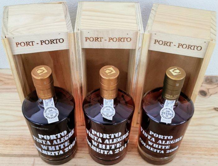 2011, 2008 & 2007 Vallegre, Vista Alegre White - Colheita, Verzamelen, Wijnen