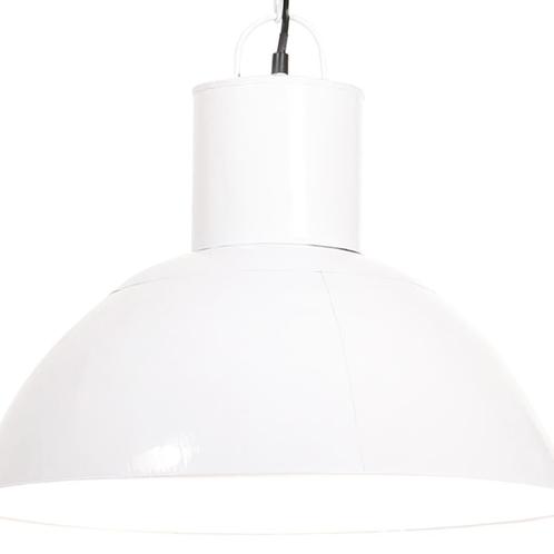 vidaXL Hanglamp rond 25 W E27 48 cm wit, Huis en Inrichting, Lampen | Overige, Nieuw, Verzenden