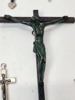 Lot van 11 antieke crucifixen en paternoster (11) -, Antiek en Kunst