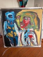 Martin Van Wordragen (1928-2011) - Bedreigd volk, Antiek en Kunst, Kunst | Schilderijen | Modern