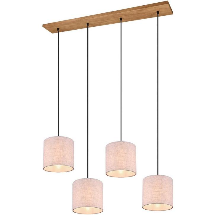 LED Hanglamp Trion Elmo - 4-lichts E27 fitting, Antiek Nikke, Maison & Meubles, Lampes | Suspensions, Envoi