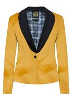 Gouden Velvet Blazer Dames OppoSuits, Verzenden