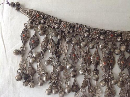 Filigraan sier ketting - Zilver - Jemen - eind 19e eeuw, Antiek en Kunst, Kunst | Niet-Westerse kunst