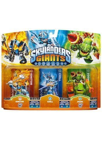 Skylanders Giants Triple Pack-Ignitor Chill Zook (Diversen), Verzamelen, Poppetjes en Figuurtjes, Ophalen of Verzenden