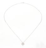 Zonder Minimumprijs - Ketting met hanger - 18 karaat Witgoud, Handtassen en Accessoires, Antieke sieraden