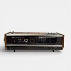 Flip klok - Copal Space Age Plastic, Metaal, Hout -