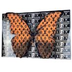 AmsterdamArts - Louis vuitton 3D Black dollar butterfly, Antiek en Kunst