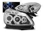 Angel Eyes koplampen Chrome geschikt voor Renault Clio 3, Auto-onderdelen, Verzenden, Nieuw, Renault
