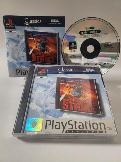 Sovjet Strike Classics Platinum Playstation 1, Consoles de jeu & Jeux vidéo, Jeux | Sony PlayStation 1, Enlèvement ou Envoi