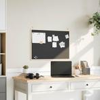 vidaXL Krijtbord met massief grenenhouten lijst 80x55 cm, Verzenden