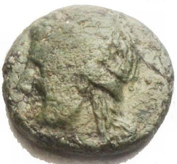 Griekenland (Magna Graecia) Lot of 4 pieces (Æ / AR) 3rd -, Timbres & Monnaies