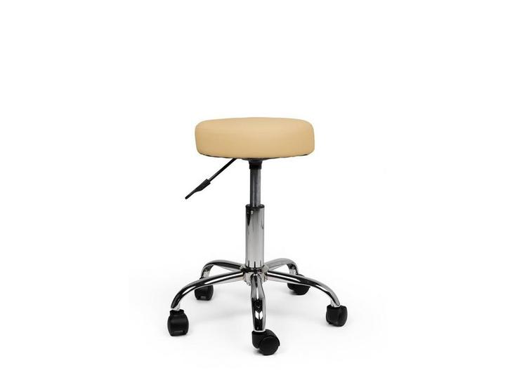 Tabouret Beige - Lage uitvoering, Huis en Inrichting, Krukjes, Nieuw, In hoogte verstelbaar