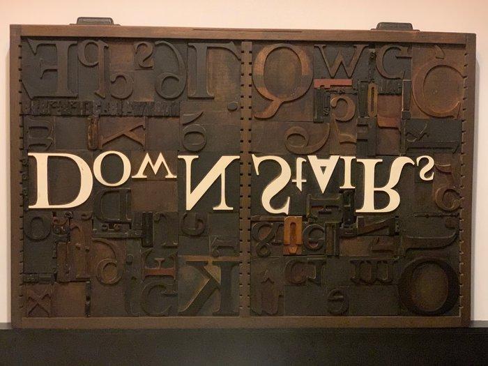 Blocs dimpression - Collage typographie, Antiek en Kunst, Curiosa en Brocante