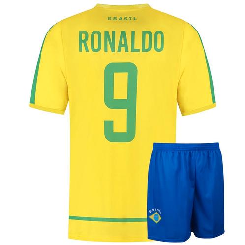 Kingdo Brazilie Voetbaltenue Thuis Ronaldo - WK 2002 - Kind, Sport en Fitness, Voetbal, Bal, Nieuw, Verzenden