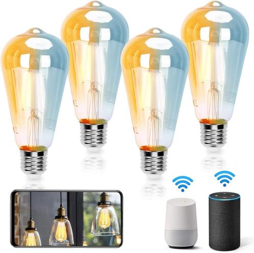 Aigostar Alexa gloeilamp E27 Edison gloeilamp 6W 805LM dimba, Huis en Inrichting, Lampen | Overige, Verzenden