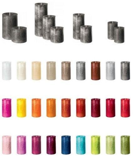 Trendkaars Kaars Zelfdovend Kaschmir 130x70 mm per stuk, Huis en Inrichting, Woonaccessoires | Kunstplanten en Kunstbloemen, Nieuw