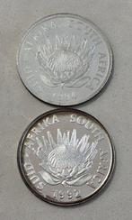Zuid-Afrika. 1 Rand 1992 SA MINT 100th + 1994 Nature