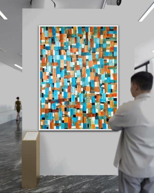 Natia Antadze - Abstrakte Komposition - XXL, Antiek en Kunst, Kunst | Schilderijen | Modern