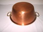 Een degelijke Franse confiturepan - Pan - Massief koper,, Antiek en Kunst