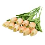 Kunst Boeket - Tulpen Zijden Bloemen Tulp Luxe Boeketten, Huis en Inrichting, Woonaccessoires | Kunstplanten en Kunstbloemen, Verzenden