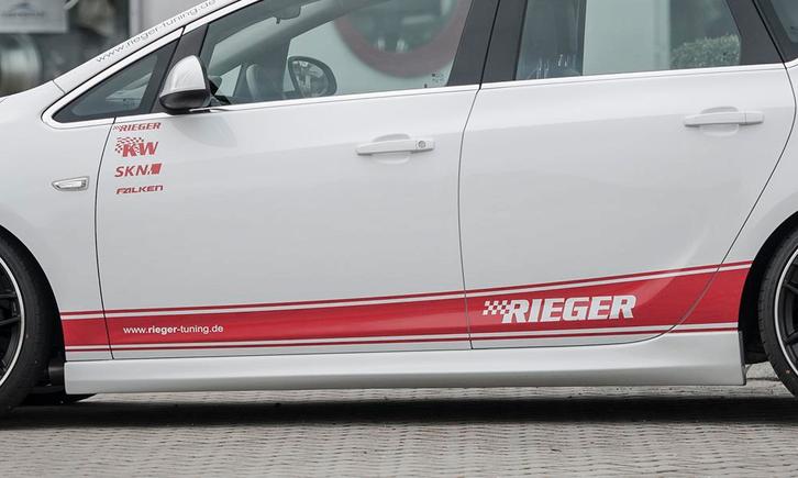 Rieger side skirt | Astra J: 11.08-09.12 (tot Facelift), 10., Auto-onderdelen, Carrosserie, Nieuw, Opel, Verzenden