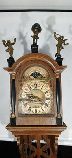 Horloge murale - Wall clock with moon phases - JWA, Antiquités & Art, Antiquités | Horloges