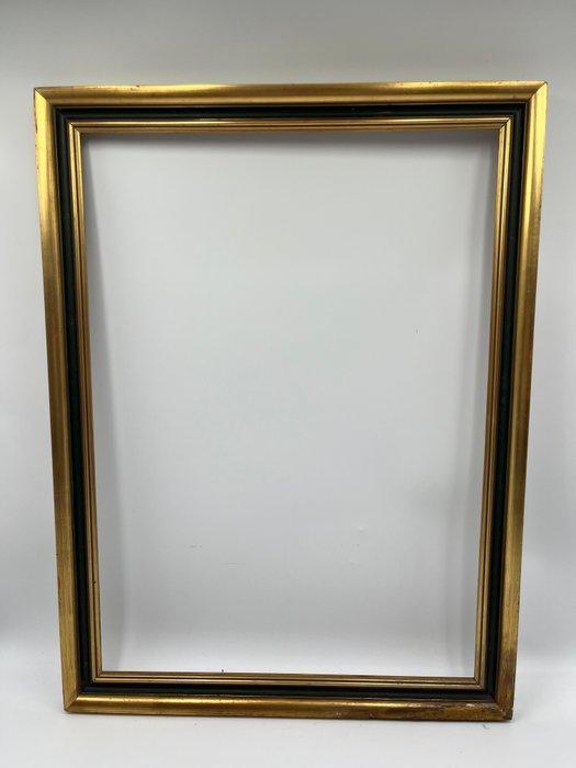 Lijst - Hout - Marco goud en groen, Antiek en Kunst, Antiek | Overige Antiek