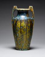 Faïencerie de Pierrefonds - Léon Collin - Vase - Émail, Antiek en Kunst