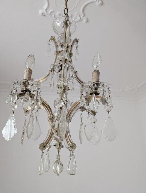 Kroonluchter - Glas - Maria Theresia, Antiek en Kunst, Antiek | Overige Antiek