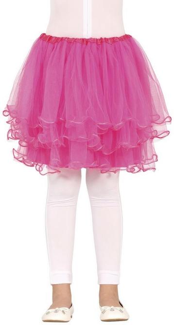 Fuchsia Tutu Meisje Ruches 30cm, Verzenden