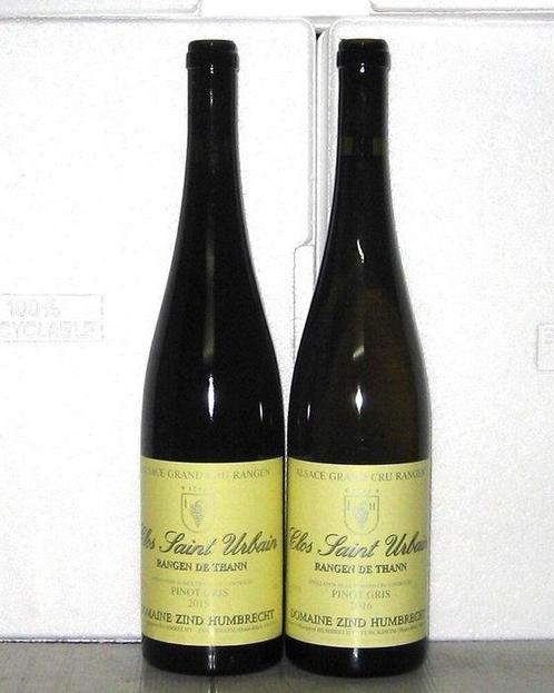 2015 & 2016 Pinot Gris Rangen de Thann Clos Saint-Urbain -, Verzamelen, Wijnen