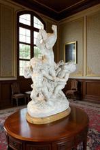 Guglielmo Pugi (1850-1915) - Beeld, Gruppo Scultoreo, Antiek en Kunst