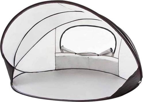 Deryan Luxe Pop Up Strandtent XXL - Anti-UV 50+ - Zilver, Caravanes & Camping, Tentes, Envoi