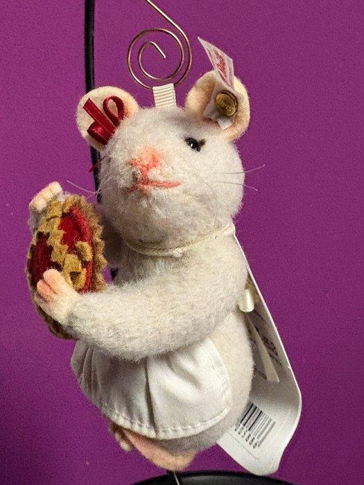 Steiff: Kerstornament Muis in de kerstmis bakkerij, 2025,, Antiek en Kunst, Antiek | Speelgoed