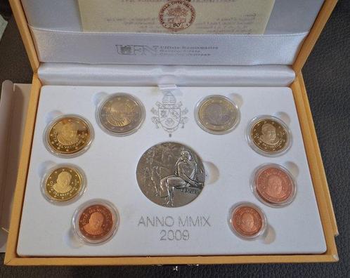Vaticaan. Proof Set 2009 (incl. medaglia in argento), Postzegels en Munten, Munten | Europa | Euromunten
