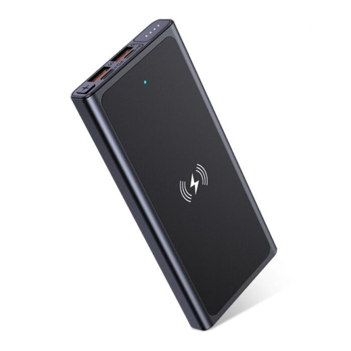 10.000mAh Draadloze Qi Oplader + Powerbank Noodaccu Batterij, Telecommunicatie, Powerbanks, Nieuw, Verzenden