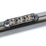 LED flitser voor vlakke montage en buismontage AMBER, Auto-onderdelen, Ophalen of Verzenden, Nieuw
