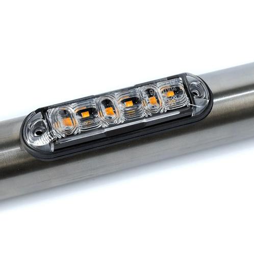 LED flitser voor vlakke montage en buismontage AMBER, Auto-onderdelen, Verlichting, Nieuw, Ophalen of Verzenden
