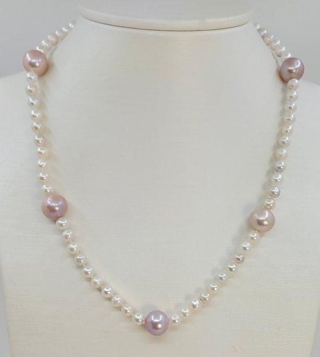 Zonder Minimumprijs - Halsketting Zilver - 5.5x11mm Edison, Handtassen en Accessoires, Kettingen