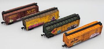 Atlas, Bachmann N - WEATHERED - Wagon de marchandises pour beschikbaar voor biedingen