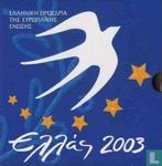 Griekenland jaarset 2003 Grieks voorzitterschap van de R..., Postzegels en Munten, Munten | Europa | Euromunten, Zilver, Overige landen