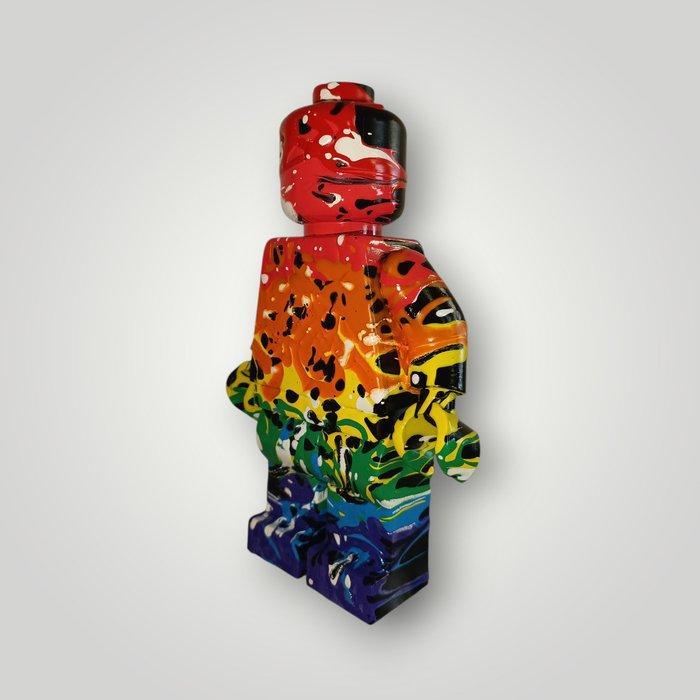 RED - sculptuur, Lego Black color - 21 cm - Hars - 2025, Enfants & Bébés, Jouets | Duplo & Lego