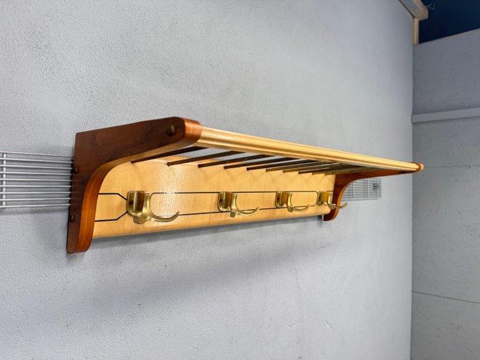 Kapstok - Metaal, Hout - Vintage kapstok, Antiek en Kunst, Curiosa en Brocante