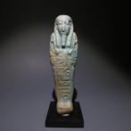 Oud-Egyptisch Faience, Sjabti. 11 cm H. 664 - 332 v.Chr, Collections